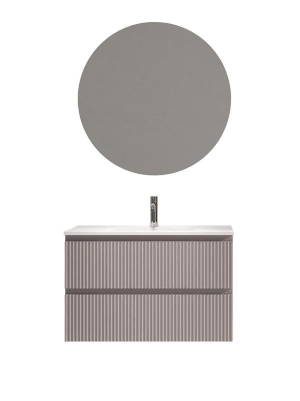 Мебель для ванной комнаты Sancos Snob R 80 Doha Soft, раковина CN7026