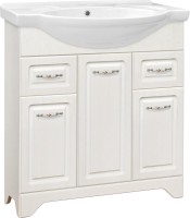 Тумба с раковиной Style Line Олеандр-2 75 Люкс, рельеф пастель