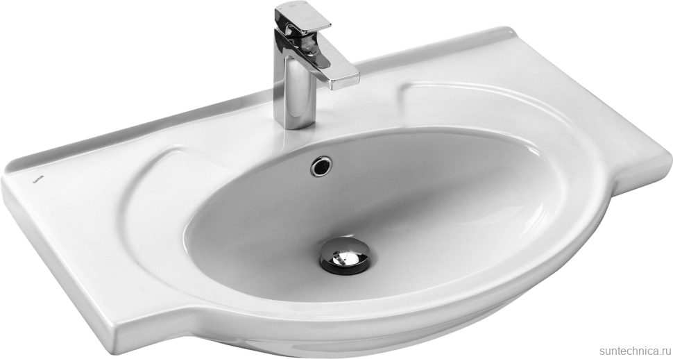 Тумба с раковиной Style Line Олеандр-2 75 Люкс, рельеф пастель