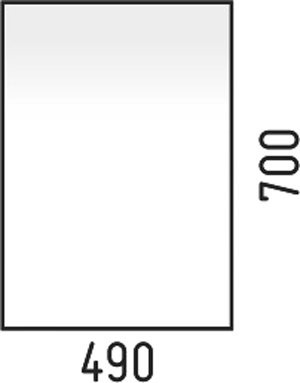 Угловой зеркальный шкаф Corozo Триана 37