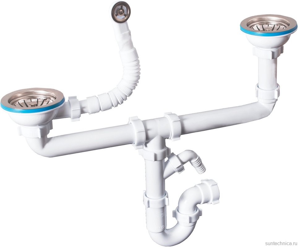 Комплект Мойка Florentina Липси 620К жасмин + Измельчитель Bone Crusher BC 810-SL Slim Line