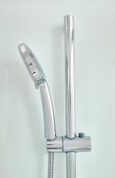 Душевая кабина DTO D EM2780LED+GM профиль хром, стекло матовое с узором