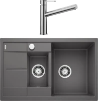 Комплект Мойка Blanco Metra 6 S Compact темная скала + Смеситель Ambis Ambis 523118 Комплект Мойка Blanco Metra 6 S Compact темная скала + Смеситель Ambis Ambis 523118