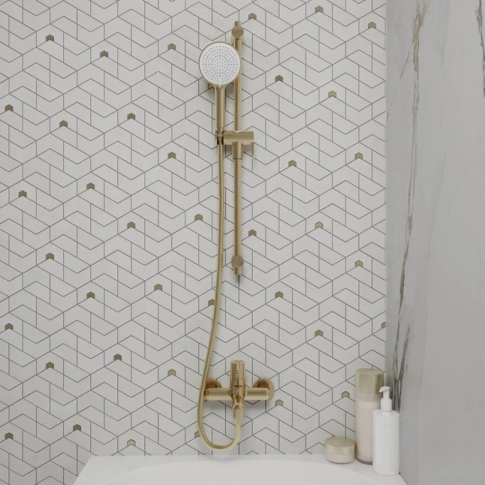 Душевой шланг IDDIS Optima Home 04P15MGi19 150 см, золото матовое