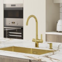 Смеситель для кухни IDDIS Pure PURMGFJi05 матовое золото
