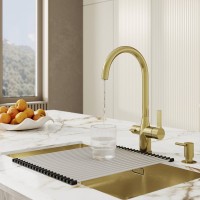 Смеситель для кухни IDDIS Pure PURMGFJi05 матовое золото