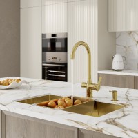 Смеситель для кухни IDDIS Pure PURMGFJi05 матовое золото