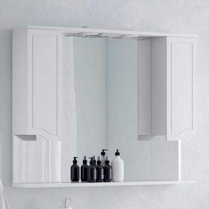 Зеркало Corozo Мирра 105/С белое