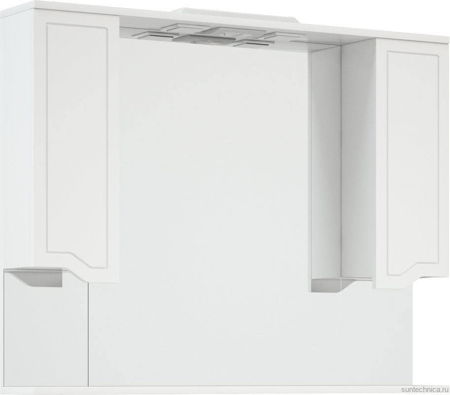 Зеркало Corozo Мирра 105/С белое