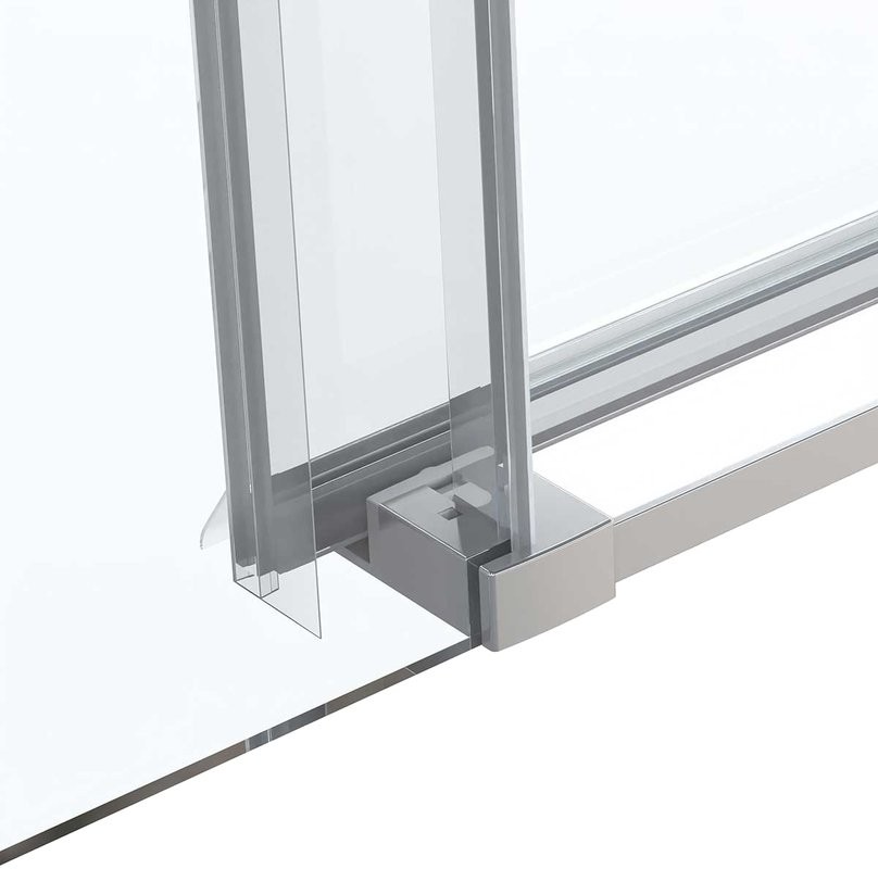 Душевой уголок Vincea Como Soft VSR-1CS8011CL 110x80 см профиль хром, стекло прозрачное