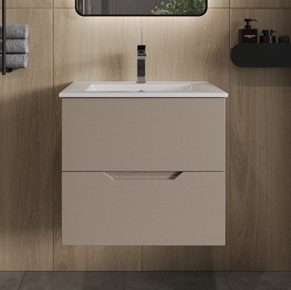 Тумба под раковину Orange Line 60, латте матовый