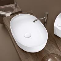 Накладная раковина Kerasan Nolita 534301 60х40 см, белая