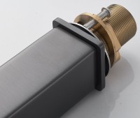 Смеситель для раковины Shevanik S6111T оружейная сталь