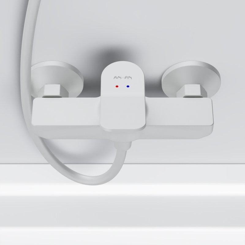 Душевой комплект Смеситель для душа AM.PM X-Joy + Гарнитур Gem F0190033, белый
