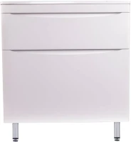 Мебель для ванной комнаты Style Line Бергамо Мини 80 Люкс Plus напольная, антискрейтч белая