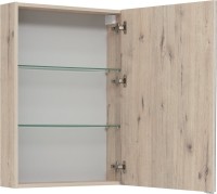 Зеркало-шкаф Aquanet Алвита 70 дуб веллингтон белый