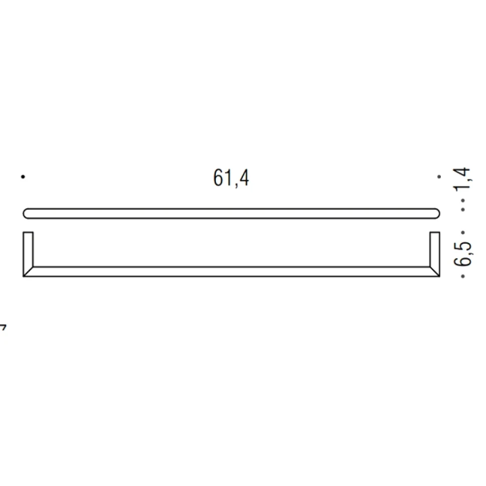 Держатель для полотенец Colombo Design Mini B4011.CR хром