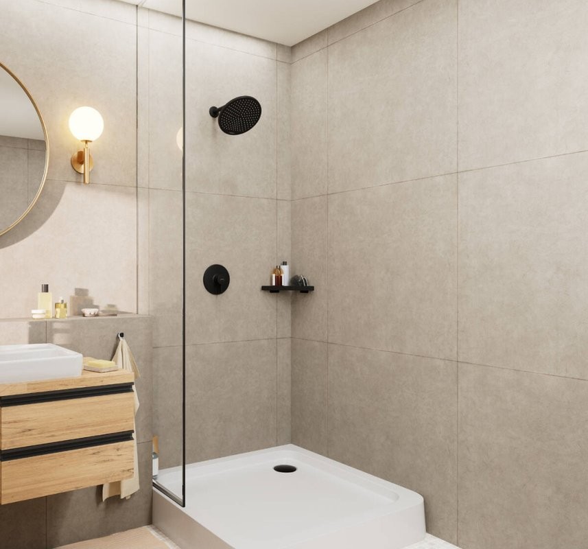 Верхний душ Hansgrohe Crometta S 240 1jet 26723670 черный матовый
