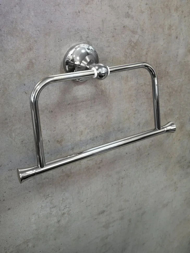 Держатель для полотенец AltroBagno Corposso 081309 Cr хром, кольцо