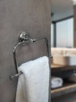 Держатель для полотенец AltroBagno Corposso 081309 Cr хром, кольцо Держатель для полотенец AltroBagno Corposso 081309 Cr хром, кольцо
