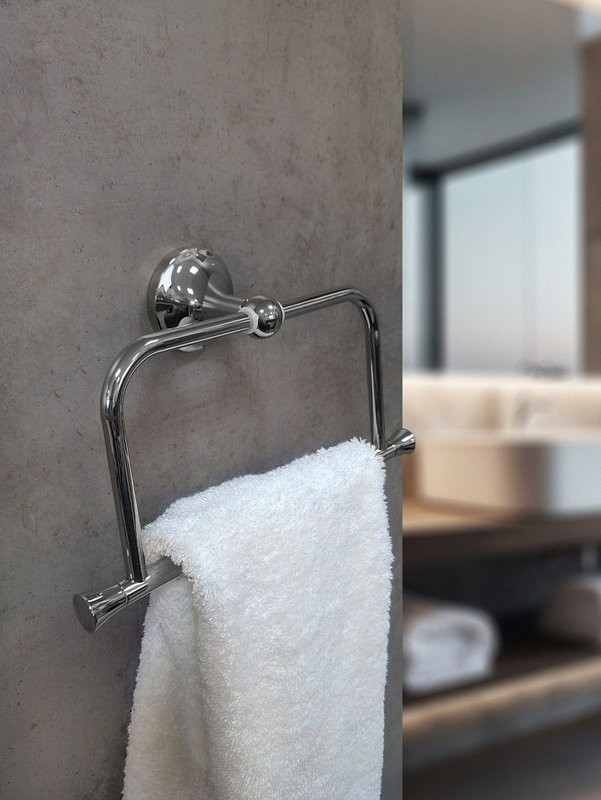 Держатель для полотенец AltroBagno Corposso 081309 Cr хром, кольцо