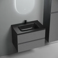 Мебель для ванной комнаты Sancos Folk 70 grey soft, раковина CN7007MB