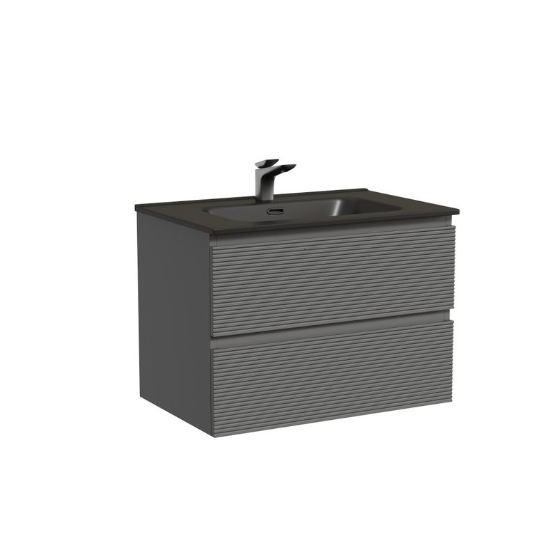 Мебель для ванной комнаты Sancos Folk 70 grey soft, раковина CN7007MB