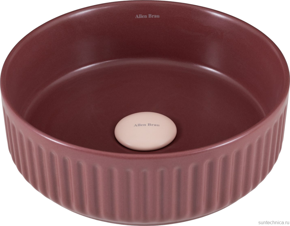 Накладная раковина Allen Brau Fantasy Line 36, бордо