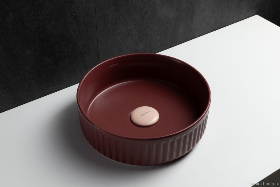 Накладная раковина Allen Brau Fantasy Line 36, бордо