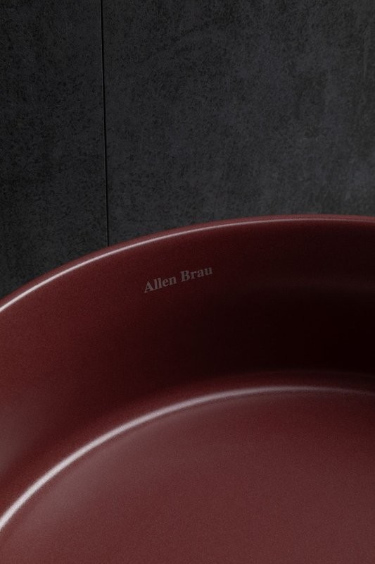 Накладная раковина Allen Brau Fantasy Line 36, бордо