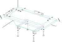Акриловая ванна Cezares Plane 170x75 см, пристенная, белая, на ножках