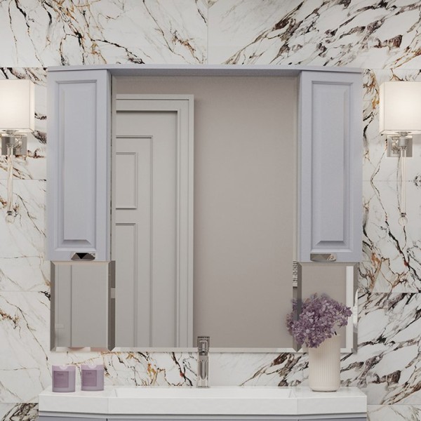 Зеркало Misty Терра 110 серое