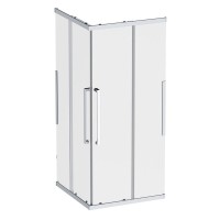 Душевой уголок AM.PM Func W84G-403-9090-MT 90х90 см, профиль хром матовый