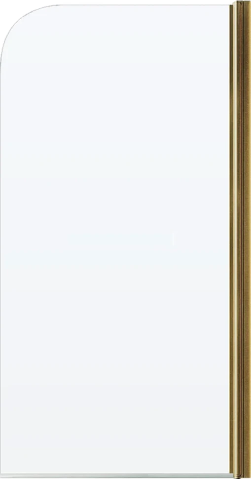 Шторка на ванну Maybahglass MGV-598-3 60x140, профиль золото, стекло прозрачное