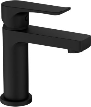 Смеситель для раковины Wonzon & Woghand WW-A40222-MB черный матовый