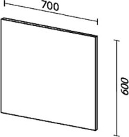 Мебель для ванной комнаты Sanvit Авеню 3 70, белая