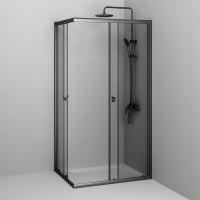 Душевой уголок AM.PM Sunny W87G-403-12080-BT 120x80 см, черный матовый