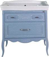 Мебель для ванной комнаты ASB-Woodline Модерн 85 рошфор, белая патина