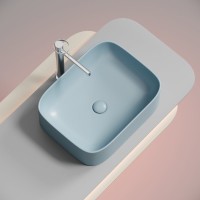 Накладная раковина Ceramicanova Element CN6052ML голубая матовая