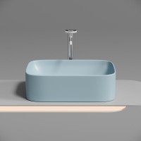 Накладная раковина Ceramicanova Element CN6052ML голубая матовая