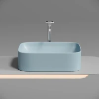 Накладная раковина Ceramicanova Element CN6052ML голубая матовая