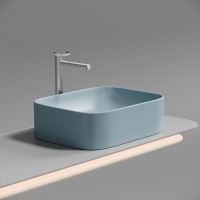 Накладная раковина Ceramicanova Element CN6052ML голубая матовая