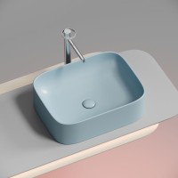 Накладная раковина Ceramicanova Element CN6052ML голубая матовая