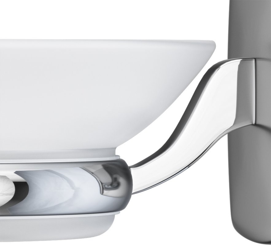 Мыльница AM.PM Tender A45A34200 настенная, стеклянная, хром