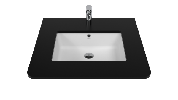 Раковина встраиваемая снизу Creavit TP738-00CB00E-0000 56 глянцевая белая, прямоугольная