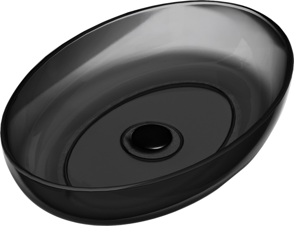 Накладная раковина Abber Kristall AT2801Onyx черная