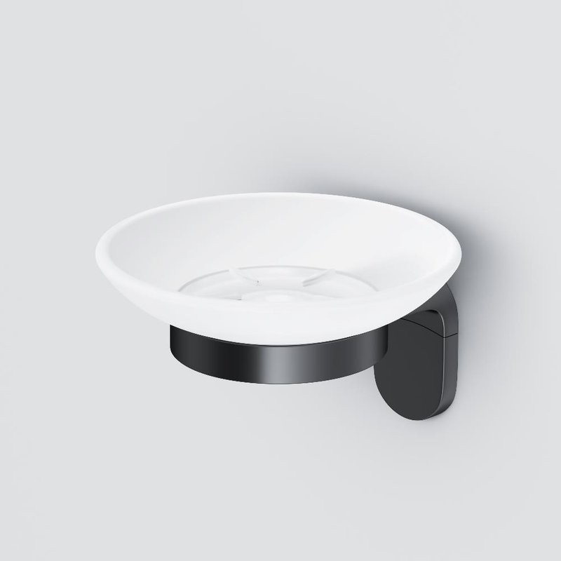 Мыльница AM.PM X-Joy A8434222 настенная, стеклянная, черная