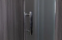 Душевой уголок Esbano ESR-8025 100х100 см, профиль хром, стекло рифленое