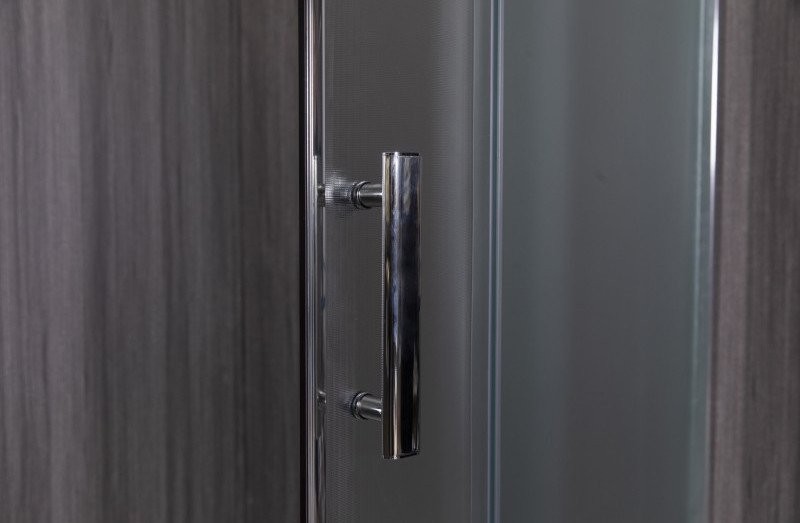 Душевой уголок Esbano ESR-8025 100х100 см, профиль хром, стекло рифленое