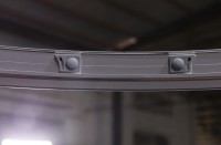 Душевой уголок Esbano ESR-8025 100х100 см, профиль хром, стекло рифленое